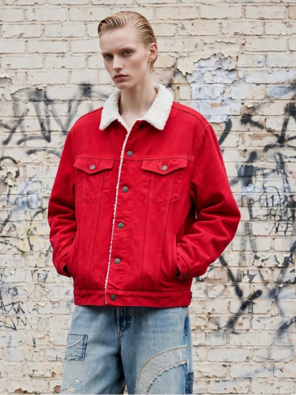 Sans Souci from TNT cotton Sherpa jacket